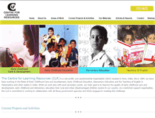 Tablet Screenshot of clrindia.org